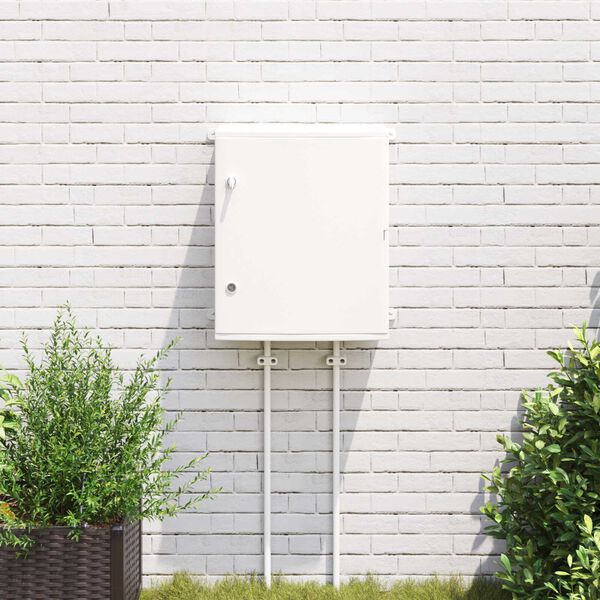 vidaXL Valdymo spintelė Pilka 50 x 23 x 60 cm ABS plastikas