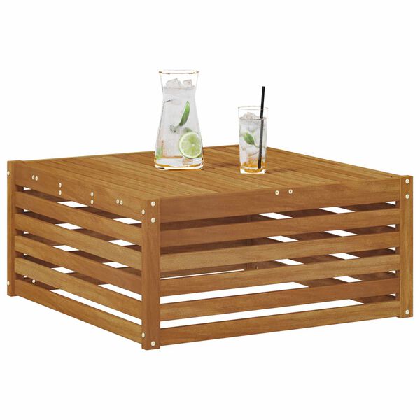 vidaXL Lauko galinė sofa su pagalve Natūrali 115 x 83 x 73 cm