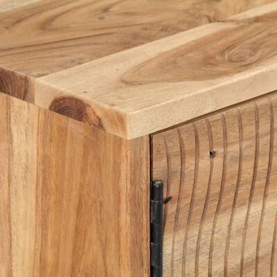 vidaXL Šoninė spintelė, 115x35x75cm, akacijos medienos masyvas