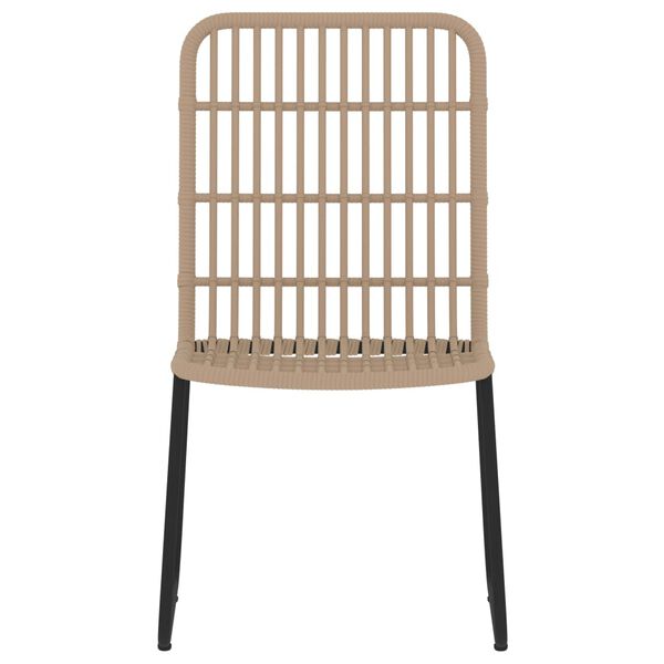 vidaXL Sodo valgomojo baldų komplektas, 5 dalių, ąžuolo spalvos