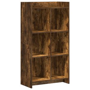 vidaXL Knygų lentyna Dūminio ąžuolo 59 x 30 x 111 cm Apdirbta mediena