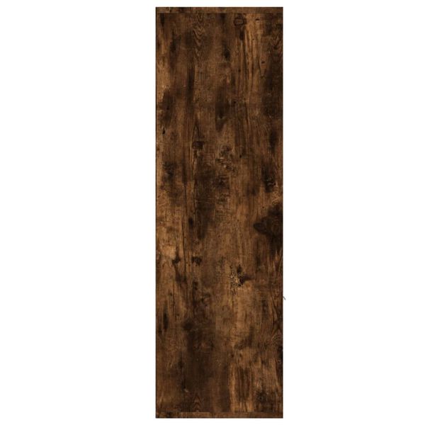 vidaXL Spintelė knygoms, dūminio ąžuolo spalvos, 98x30x98cm