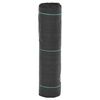 vidaXL Membrana nuo piktžolių, juodos spalvos, 0,5x25m, PP