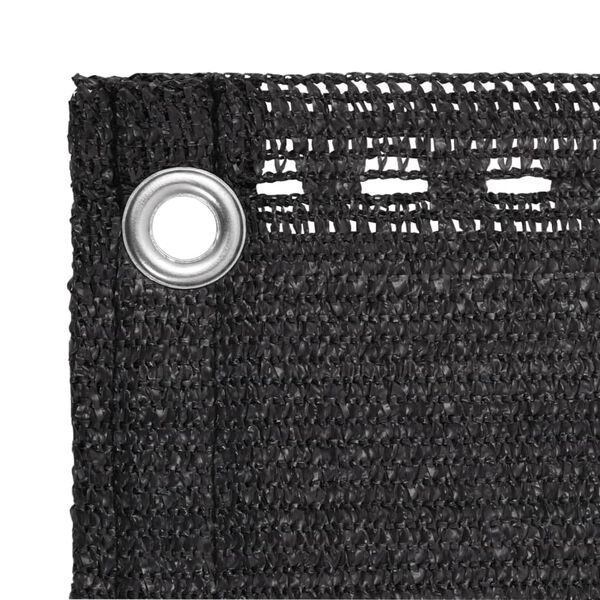 vidaXL Balkono pertvara, antracito, 120x500cm, HDPE