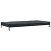 vidaXL Stalo uždengimas 202 x 102 x 15 cm audinys Stačiakampio Juoda
