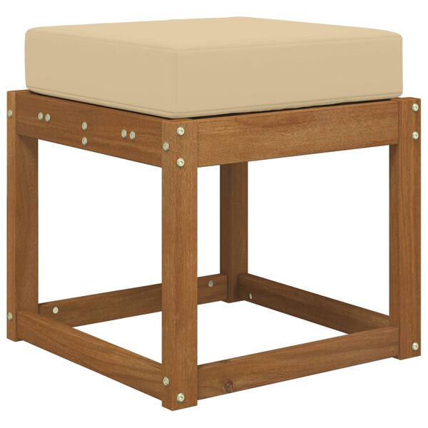 vidaXL Lauko Sėdimosios Pagalvė Smėlio 40 x 40 x 8 cm 100% poliesteris