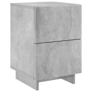 vidaXL &Scaron;alia lovos spintelė Betono pilka 33,5 x 34,5 x 50 cm