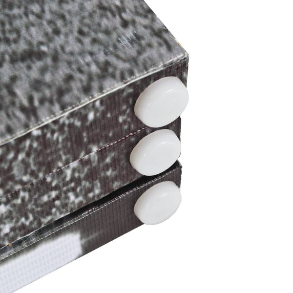 vidaXL Kambario pertvara, 160x170 cm, Londono autob., juoda ir balta