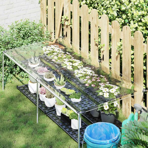 vidaXL Tent su kilpom Skaidrus 1 x 2 m Polietilenas