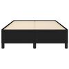 vidaXL Lovos rėmas be čiužinio, juodas, 120x190cm, audinys