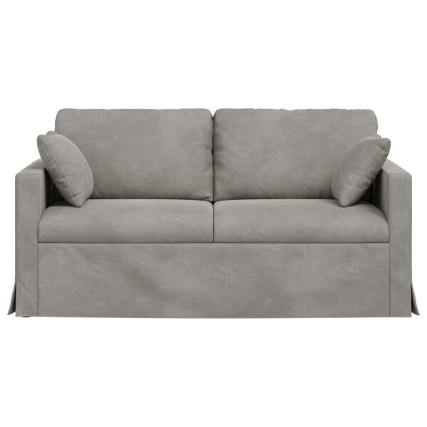 vidaXL Sofa &Scaron;viesiai pilka Bendri matmenys: 158 x 78 cm (P X G x A)