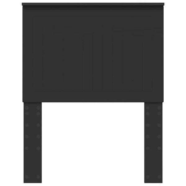 vidaXL Galvūgalis su galvūgalio Juodas ąžuolas 75 cm Apdirbta mediena