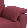 vidaXL Sofa Vyno raudona 180 x 77 x 82 cm audinys