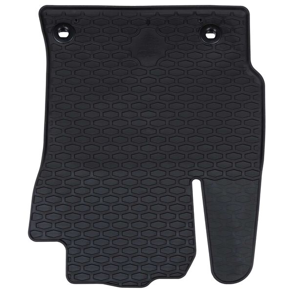 vidaXL Automobilių kilimėlis 4 pcs Juodas Guma