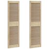 vidaXL Spintelės durys 2 vnt. Natūrali 140,5 x 2,1 x 39,5 cm