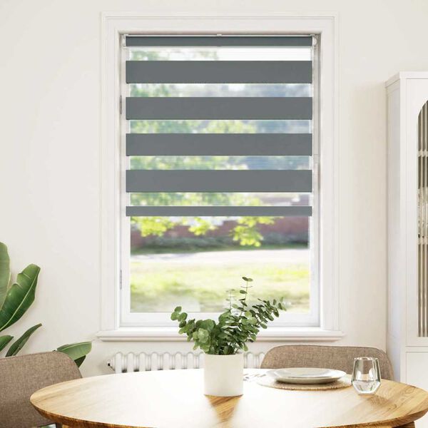 vidaXL zebrinės žaliuzės 80x150 cm audinio plotis 75,9 cm poliesteris