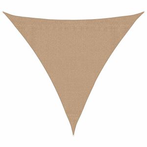 vidaXL Uždanga nuo saulės, taupe spalvos, 3x3x3m, HDPE, 160g/m&sup2;