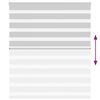 vidaXL zebrinės žaliuzės 135x100 cm audinio plotis 130,9cm poliesteris