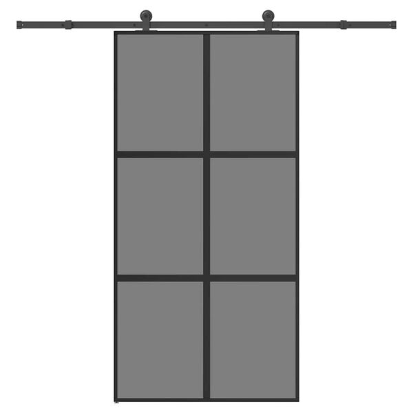 vidaXL Stumdomos durys su įrangos rinkiniu, 102,5x205cm