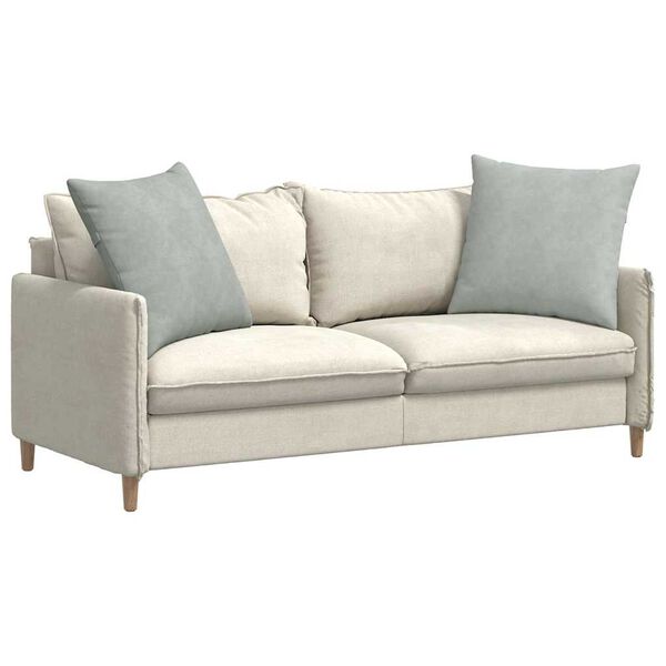 vidaXL Sofa Pagalvės 2 pcs Šviesiai pilka 80 x 80 cm