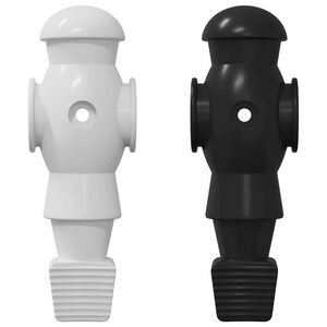 vidaXL Futbolo stalo žaidėjai 3.6 x 3.1 x 10.8 cm strypui 24 pcs