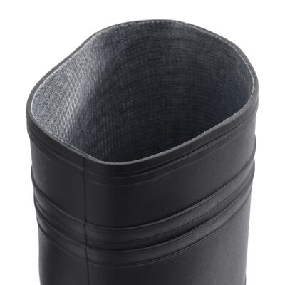 vidaXL Guminiai batai, juodos spalvos, PVC, 40 dydžio
