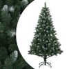 vidaXL Dirbtinė Kalėdų eglutė 120 cm PVC ir metalas Žalia