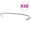 vidaXL Kabliai gabionams, 50vnt., galvanizuotas plienas, 40cm
