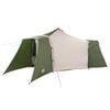 vidaXL Tipi palapinė su stogu Žalia 492 x 492 x 275 cm tafta