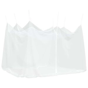 vidaXL Lauko tinklelis nuo uodų, 220 tinklo, baltas, 300x300x250 cm