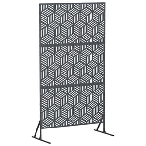 vidaXL Privatumo žaliuzės 100 x 50 x 180 cm Plienas Antracito