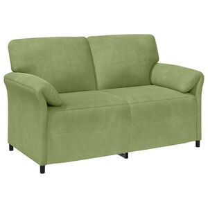 vidaXL Dvita&scaron;kė sofa &Scaron;viesiai žalia 158 x 83 x 95 cm Aksomas
