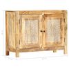 vidaXL Šoninė spintelė, 90x35x68cm, mango masyvas, raižyta rankomis