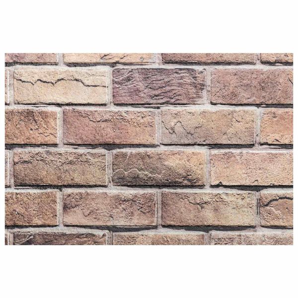 vidaXL Sienų plok&scaron;tės 10 pcs Ruda ir pilka 100 x 50 cm EPS putos