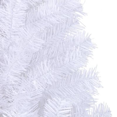 vidaXL Dirbtinė Kalėdinė eglutė, L, 240 cm, balta