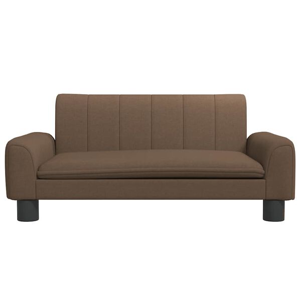 vidaXL Vaiki&scaron;ka sofa, rudos spalvos, 70x45x30cm, audinys