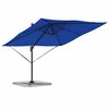 vidaXL Roma Parasol Mėlyna 286 x 285 x 265 cm Poliesteris ir aliuminis