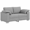 vidaXL Sofa 3 pcs Debesų pilka Lino mišinio audinys
