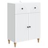 vidaXL Kabalas Balta 66 x 34,5 x 90 cm Apdirbta mediena