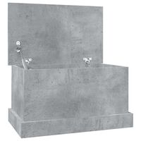 vidaXL Daiktadėžė, betono pilka, 50x30x28cm, apdirbta mediena