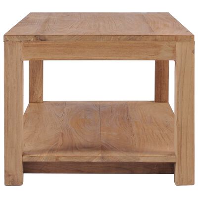 vidaXL Kavos staliukas, 100x50x40 cm, tikmedžio medienos masyvas
