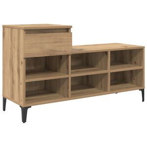vidaXL Batu skrynia 102 x 36 x 60 cm Apdirbta mediena Artisano ąžuolo
