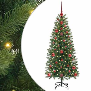 vidaXL Dirbtinė Kalėdų eglutė Žalia 120 cm PE ir PVC