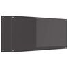 vidaXL Virtuvės atbraila 2 pcs Tamsiai pilka 120 x 60 cm