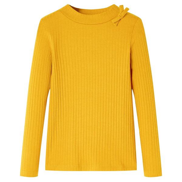 Vaiki&scaron;ki mar&scaron;kinėliai ilgomis rankovėmis, geltonai rudi, 128 dydžio