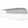 vidaXL Vi&scaron;tų narvas prie sienos Sidabrinė 600 x 150 x 215 cm