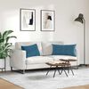 vidaXL Sofa Pagalvės 2 pcs Mėlyna 80 x 40 cm Kordūrinis audinys