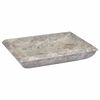 vidaXL Praustuvas, pilkos spalvos, 50x35x10cm, marmuras