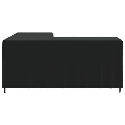 vidaXL L formos sofų uždangalai, 2vnt., 215x215x80 cm, 420D oksfordas