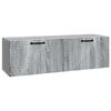 vidaXL Sieninė TV spintelė Pilka sonoma ąžuolo 98 x 31 x 30 cm